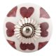Cherry Hearted Ceramic Cabinet Knobs Online